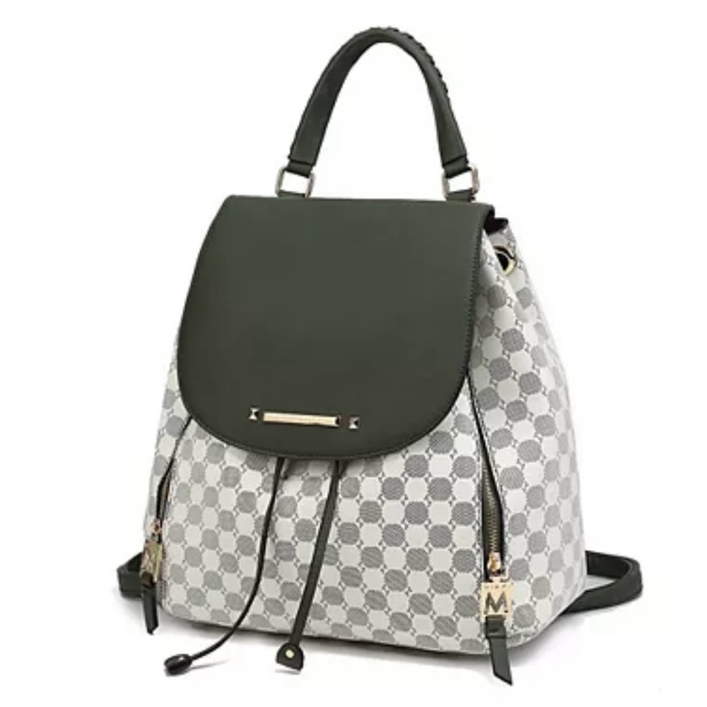 NWT MKF Collection Kimberly Circular Print Backpack by Mia K MFK Collection